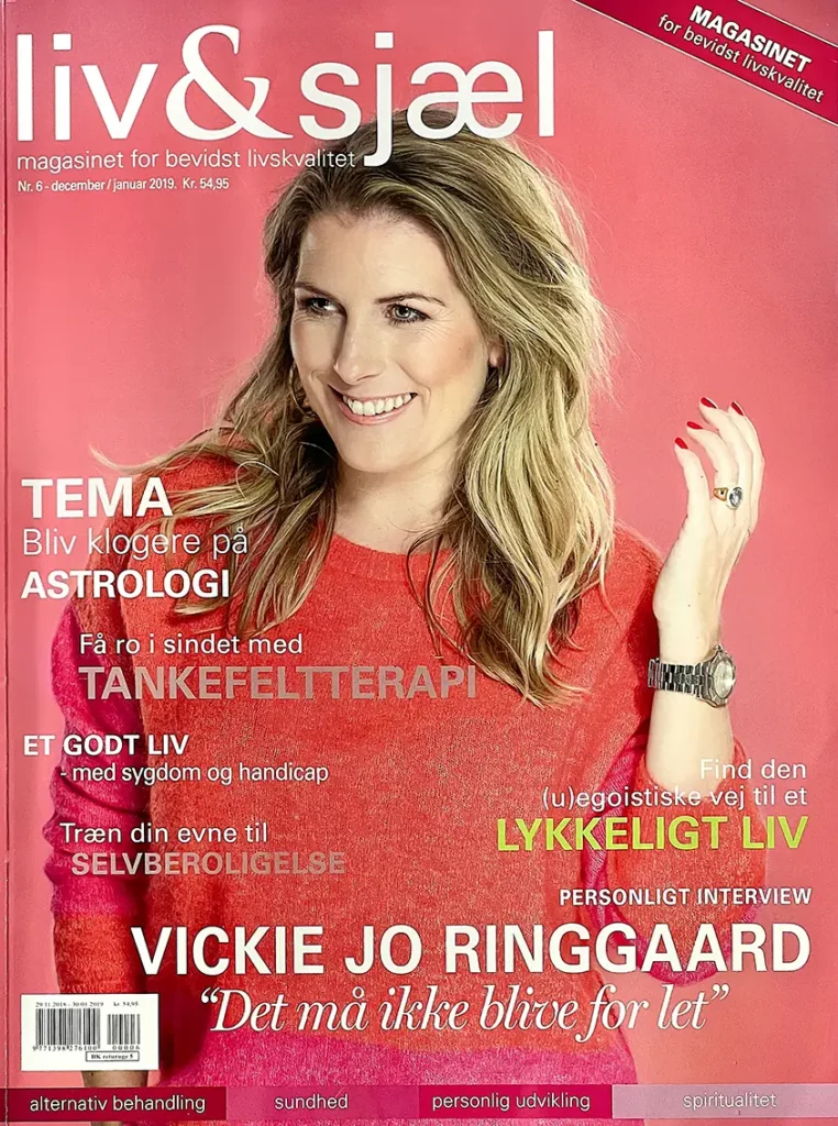 portræt af vickie jo til Liv og Sjæl, af fotograf i Århus, Kirsten Adler