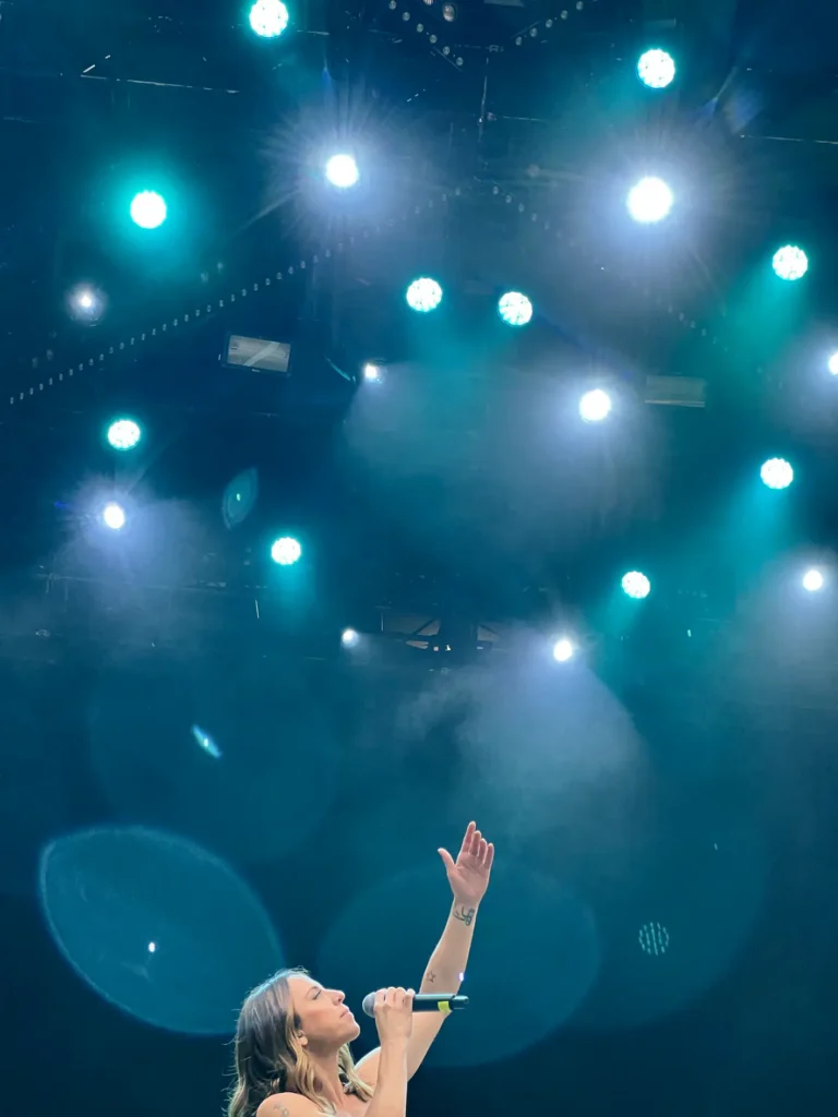 Koncertbillede fra Smuk fest af Melanie C, taget af fotograf Kirsten Adler