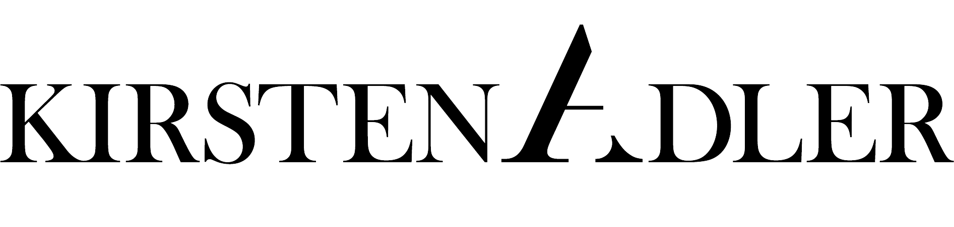 fotograf i aarhus, Kirsten_Adler_sort logo