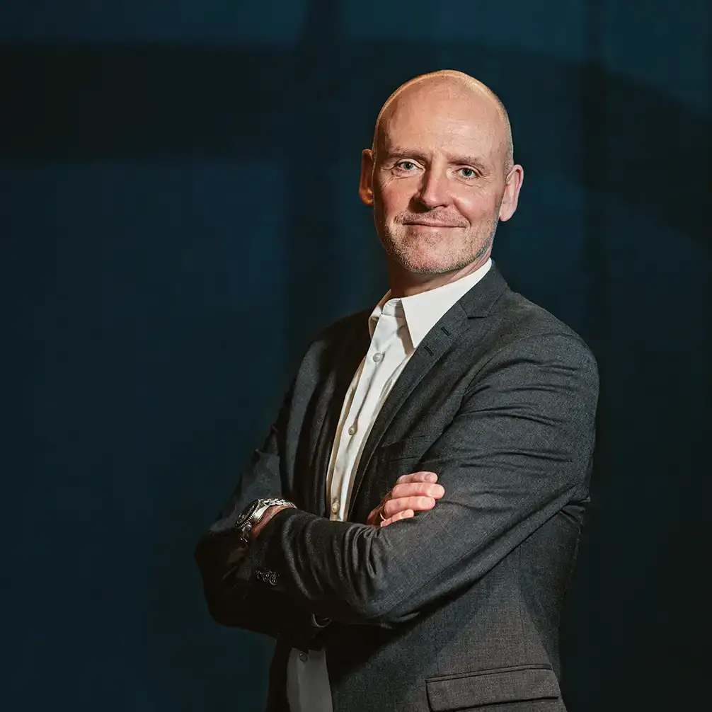 erhvervsportrætter i Aarhus af ny direktør i aarhus lufthavn af fotograf Kirsten Adler