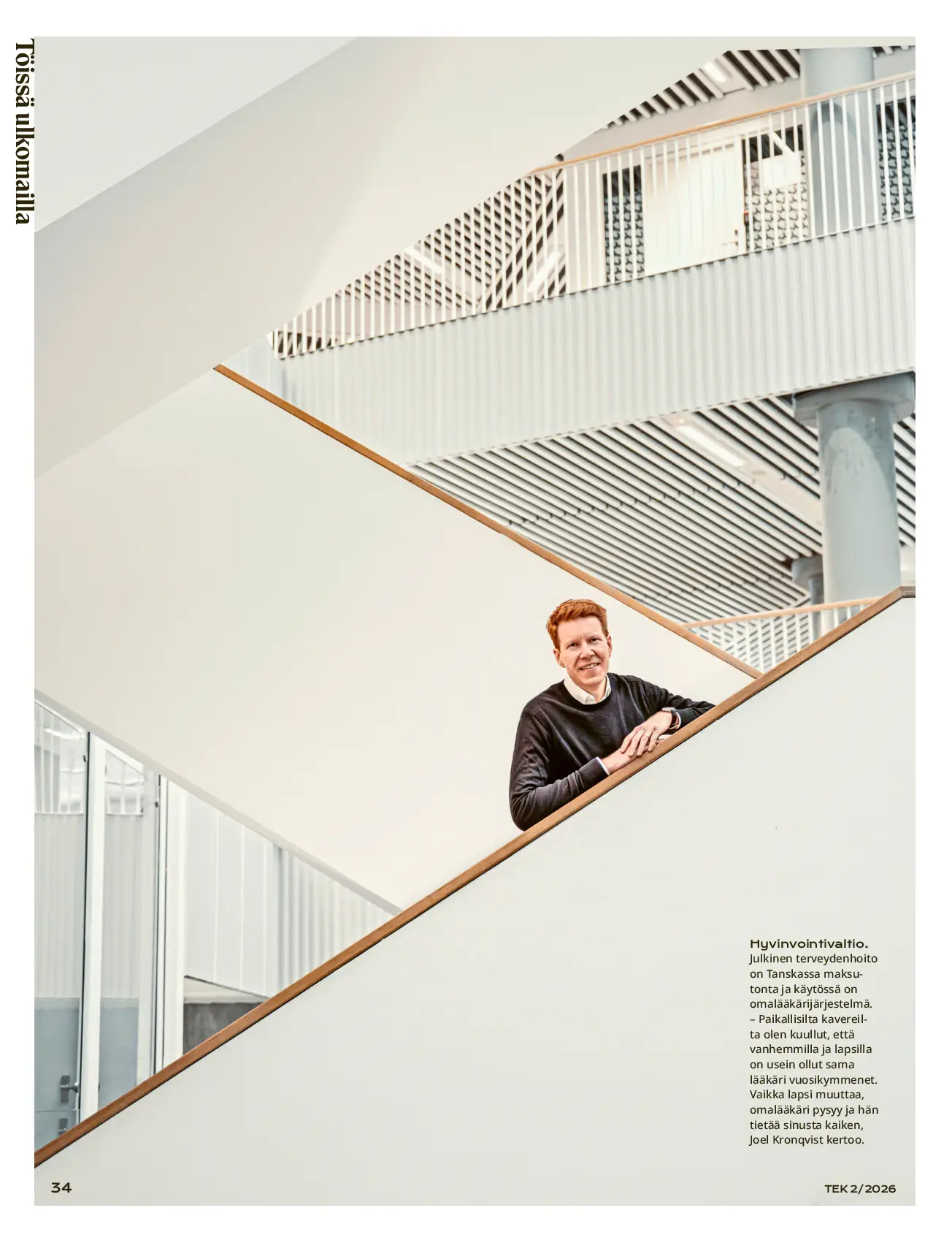 erhvervsportræt af Joel Kronqvist på Navitas i Aarhus af fotograf Kirsten Adler