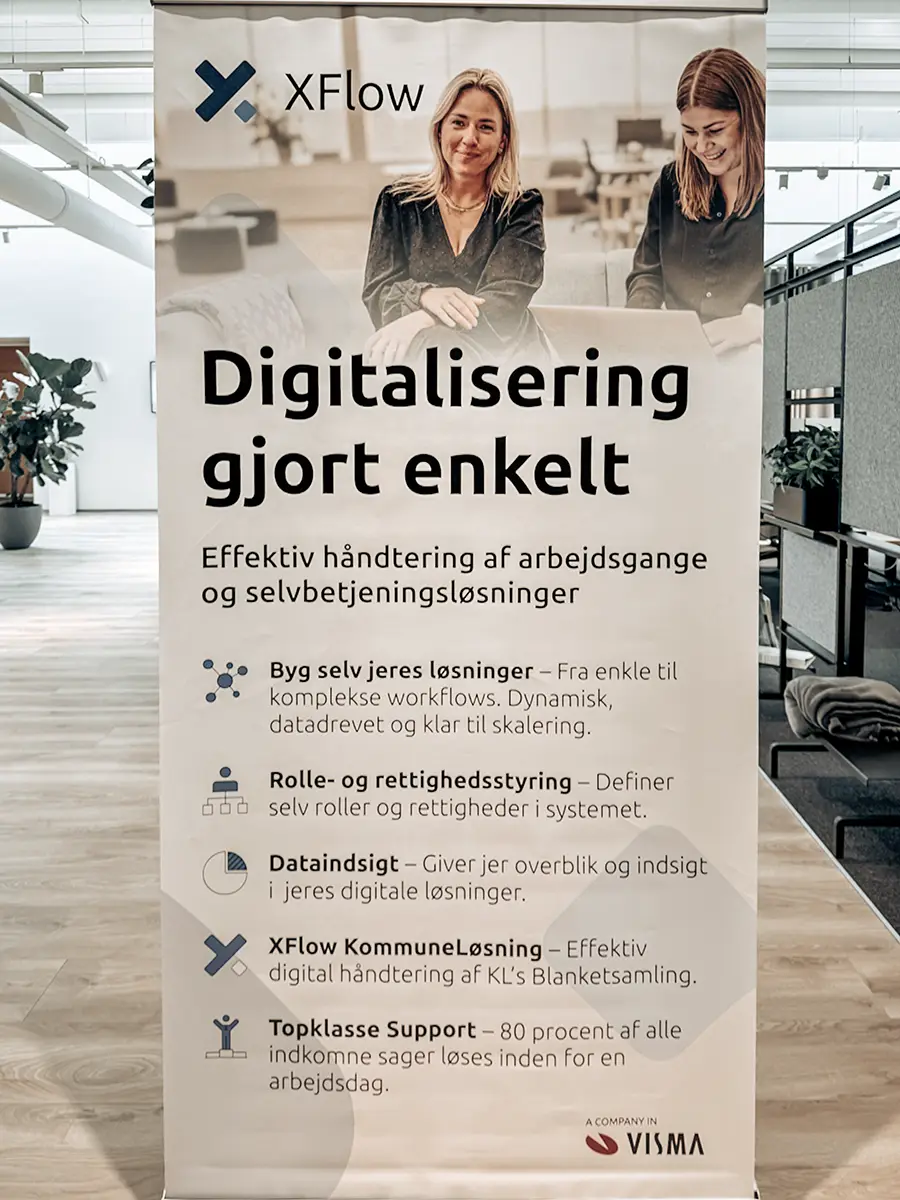 billede af en rollup fra xflow i aarhus
