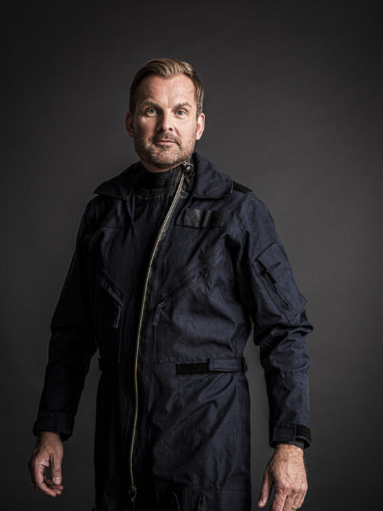 Peter Høgsberg i flyveruniform, til website samt pressebillede